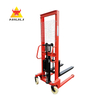 NIULI Portable 500kg 1.6m 3 Meter Pallet Fork Length Hand Lift الهيدروليكية دليل البليت المعبئ