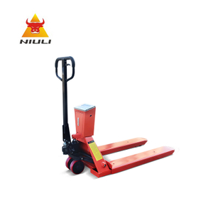 NIULI سعر المصنع 1 طن 2 طن 2500 كجم 3000 كجم Transpallet Hand Manual Pallet Scale