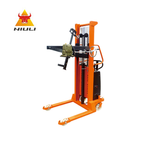 مصنع NIULI رافعة طبل زيت كهربائي معدات الرفع رافعة شوكية بمحرك هيدروليكي بورتر رافع طبل النفط المعبئ