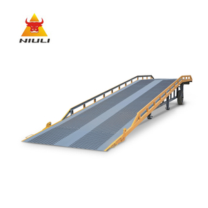 NIULI Machinery Manufacture 10 Ton متحرك Dock Ramp رافعة شوكية تحميل Dock Ramp Mobile Dock Ramp للمبيعات