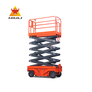 NIULI Aerial Work Platform 8m 10m 12m Lift Scissor Mobile مصعد هيدروليكي مقصية طاولة رفع