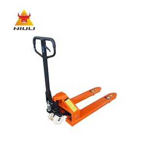 NIULI China Outdoor 5 Ton Trolley Jack 50 شوكة رفع سعر يدوي هيدروليكي رافعة يدوية منصة نقالة