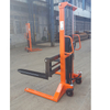 NIULI الثقيلة التي تعمل يدويًا رافعة شوكية ذات رافعات عريضة 1Ton 2m 2.5m 3.0m Straddle Leg Hand Stacker Lifters