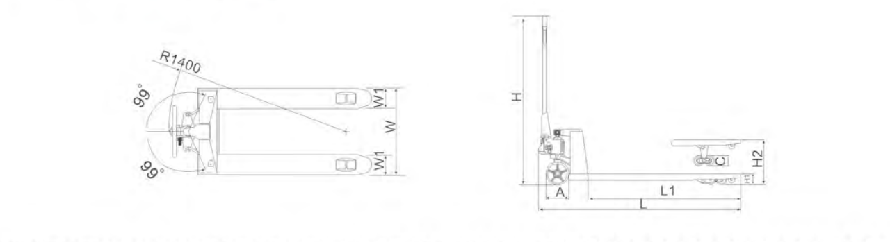 رافعة الشوكية ومكدس