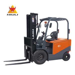 NIULI 2500kg 2.5ton 4 Wheel Machine Fork Lift Electric Forklift Truck